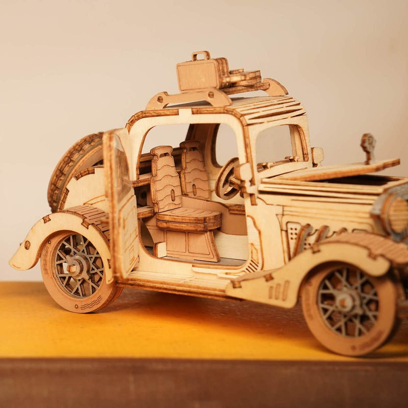 RT-TG504 Vintage Car 3D Wooden Puzzle