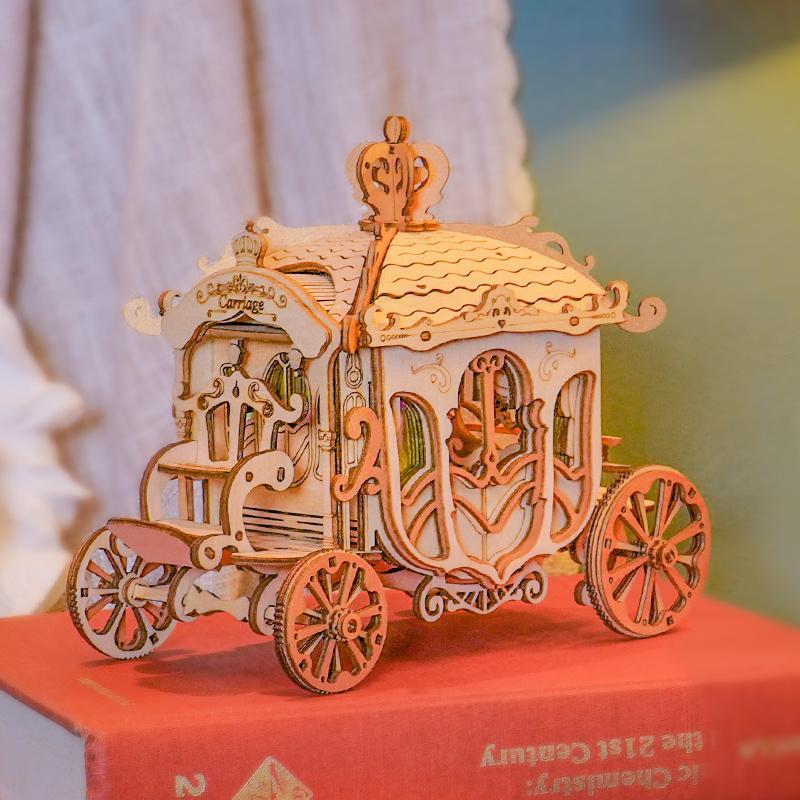 RT-TG506 Classic Carriage 3D Wooden Puzzle