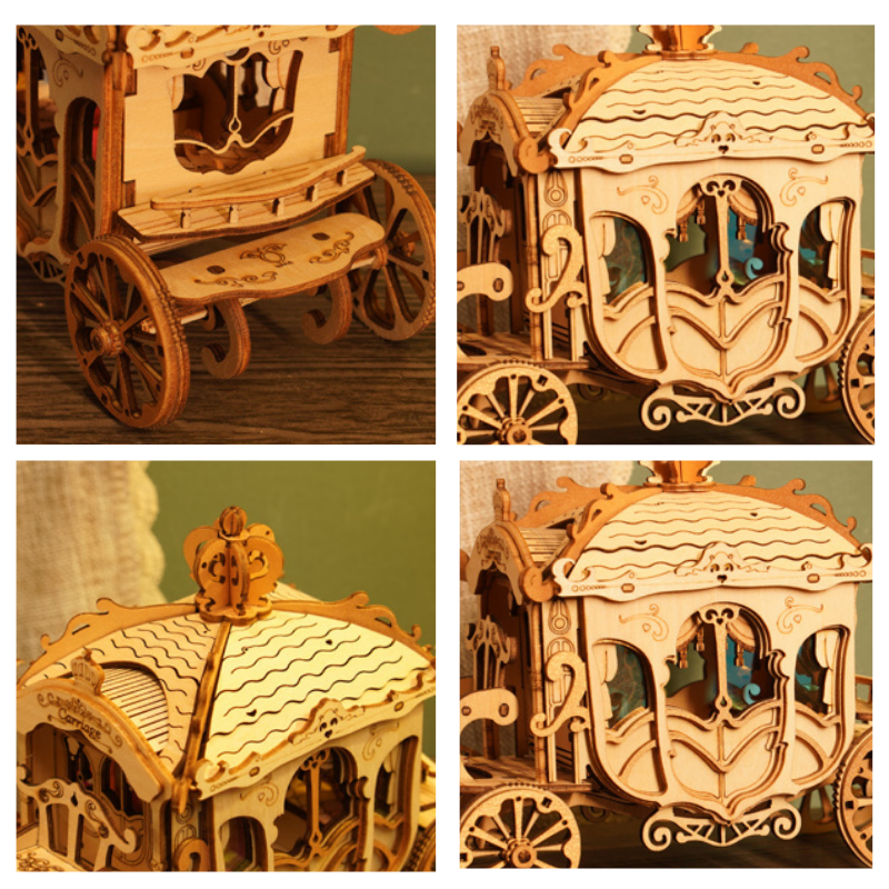 RT-TG506 Classic Carriage 3D Wooden Puzzle