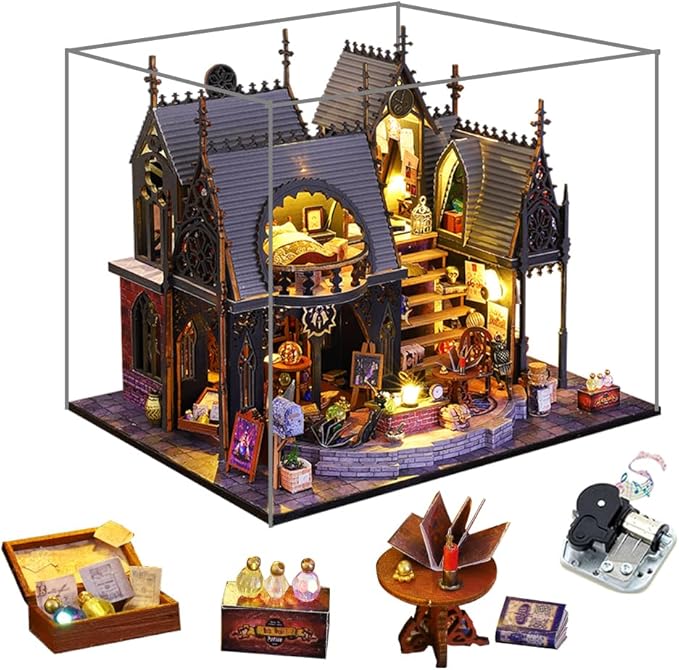 ES011-B - Luna Magic House - 3D Wooden Puzzle