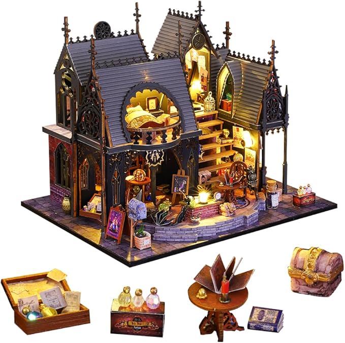 ES011-B - Luna Magic House - 3D Wooden Puzzle