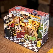 Rolife - DG165 Garage Workshop - DIY Dollhouse Kit - Medium Level