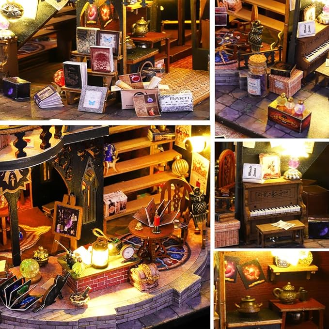 ES011-B - Luna Magic House - 3D Wooden Puzzle