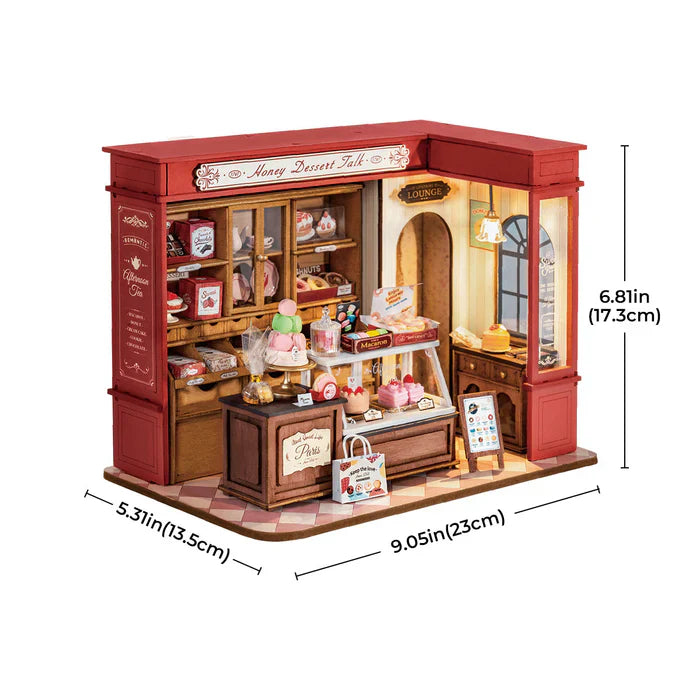 Rolife - DG168 Honey Dessert Talk - DIY Dollhouse Kit - Medium Level