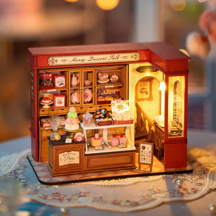 Rolife - DG168 Honey Dessert Talk - DIY Dollhouse Kit - Medium Level