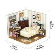 RT-DW009 - Sweet Dream Bedroom - DIY Plastic Miniature House - Easy Level