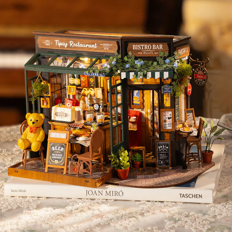 Rolife - DG167 Tipsy Restaurant - DIY Dollhouse Kit - Medium Level