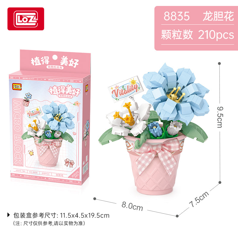 LOZ - Micro Blocks Flower Series- Easy Level