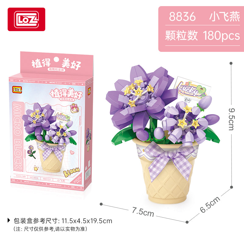 LOZ - Micro Blocks Flower Series- Easy Level