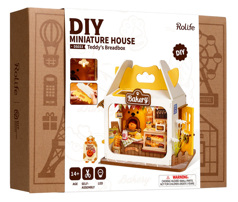 RT- Food Box Shop - DIY Miniature House Kit - Simple Level