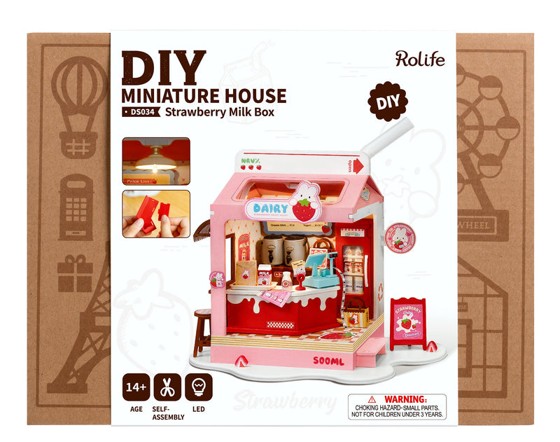 RT- Food Box Shop - DIY Miniature House Kit - Simple Level