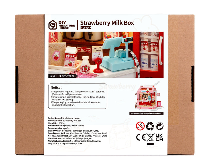 RT- Food Box Shop - DIY Miniature House Kit - Simple Level