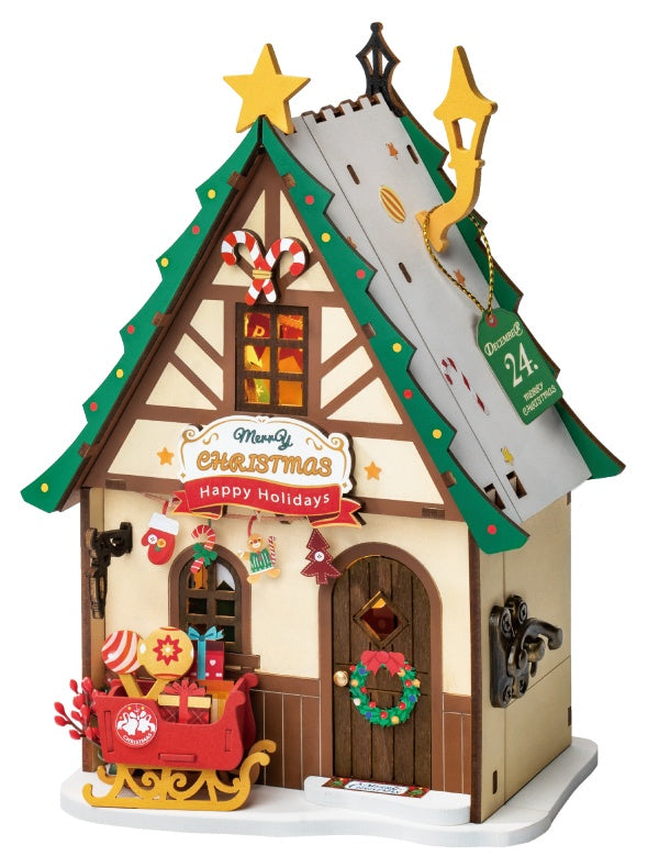 Rolife - DS036 Twinkling Christmas House - DIY Dollhouse Kit
