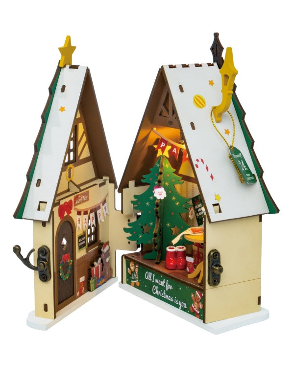 Rolife - DS036 Twinkling Christmas House - DIY Dollhouse Kit