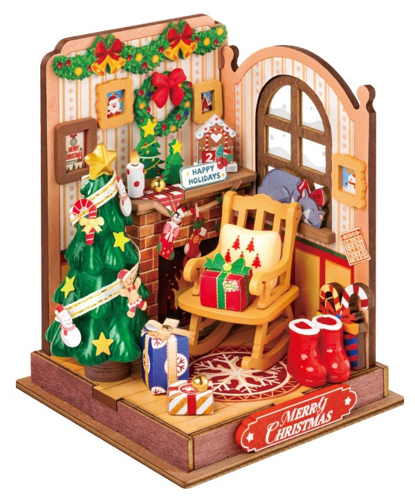 Rolife - DS041 Christmas Fireplace - DIY Dollhouse Kit