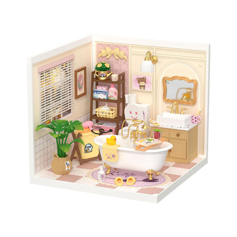 Rolife -  Pop Bubble Bathroom - DIY Plastic Miniature House - Easy Level