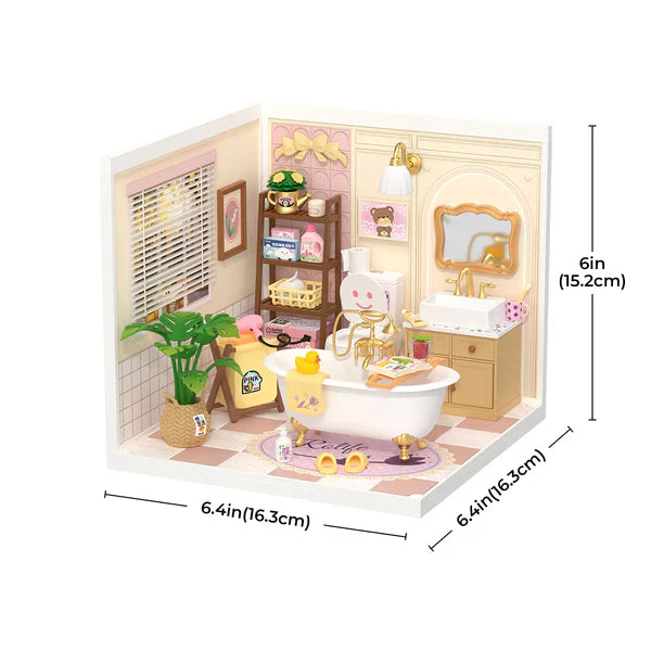 Rolife -  Pop Bubble Bathroom - DIY Plastic Miniature House - Easy Level