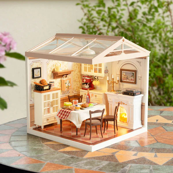Rolife - Warm Dining Room - DIY Plastic Miniature House - Easy Level