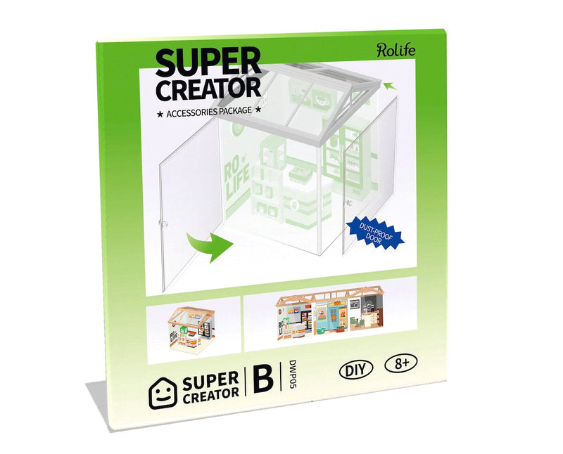 Rolife -  Pop Bubble Bathroom - DIY Plastic Miniature House - Easy Level