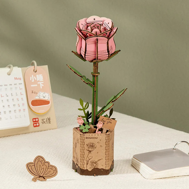 Rowood Flowers - Wooden Bloom Craft
