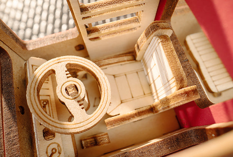 ROKR-TGM02 London Tour Bus-3D Wooden Puzzle