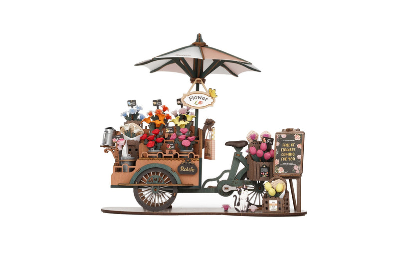 ROKR-TGS03 Blossom Cart-3D Wooden Puzzle