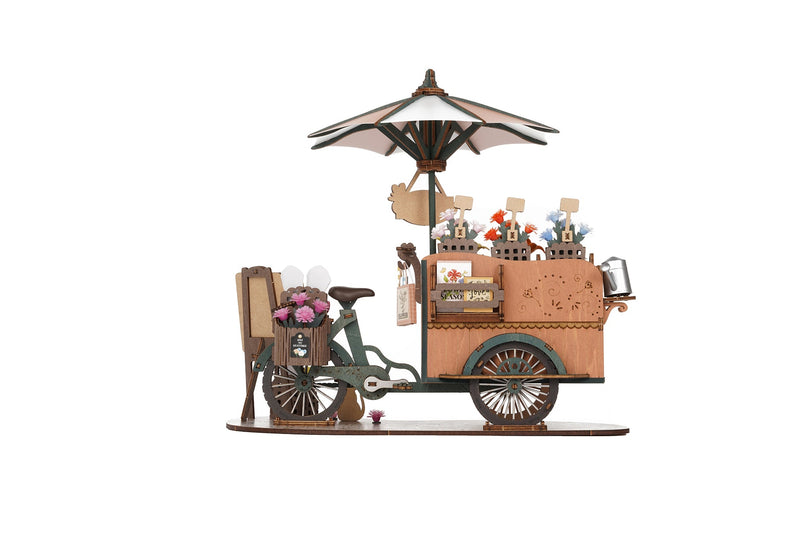 ROKR-TGS03 Blossom Cart-3D Wooden Puzzle