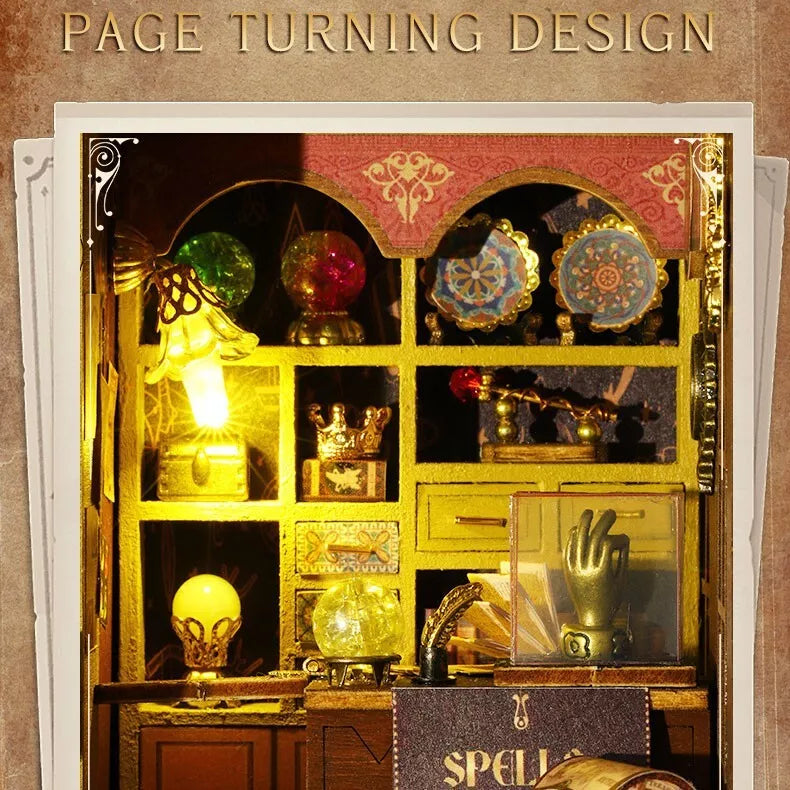 ES016-B - Magic Treasure House - 3D Wooden Puzzle-Dust cover included