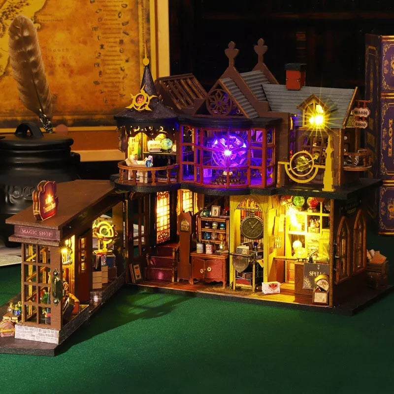 ES016-B - Magic Treasure House - 3D Wooden Puzzle-Dust cover included