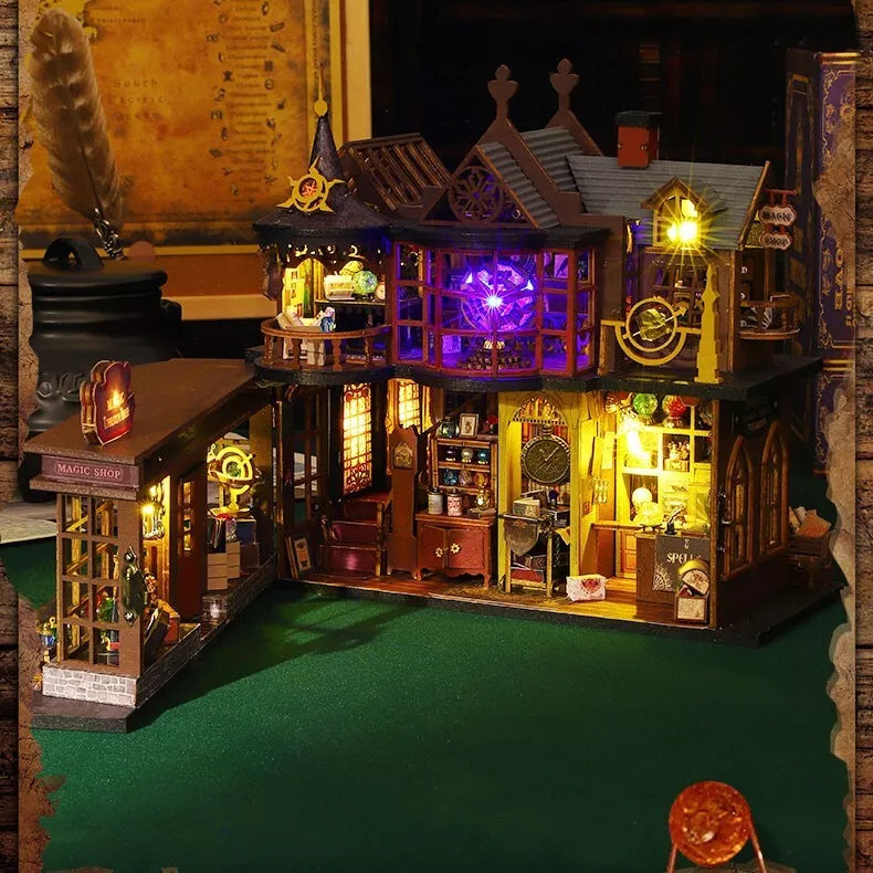 ES016-B - Magic Treasure House - 3D Wooden Puzzle-Dust cover included